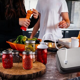 Foto 4 | Kits De Tarros De Boca Ancha Con Manguera Accesoria Para Sellado Al Vacío Foodsaver - Venta Internacional.