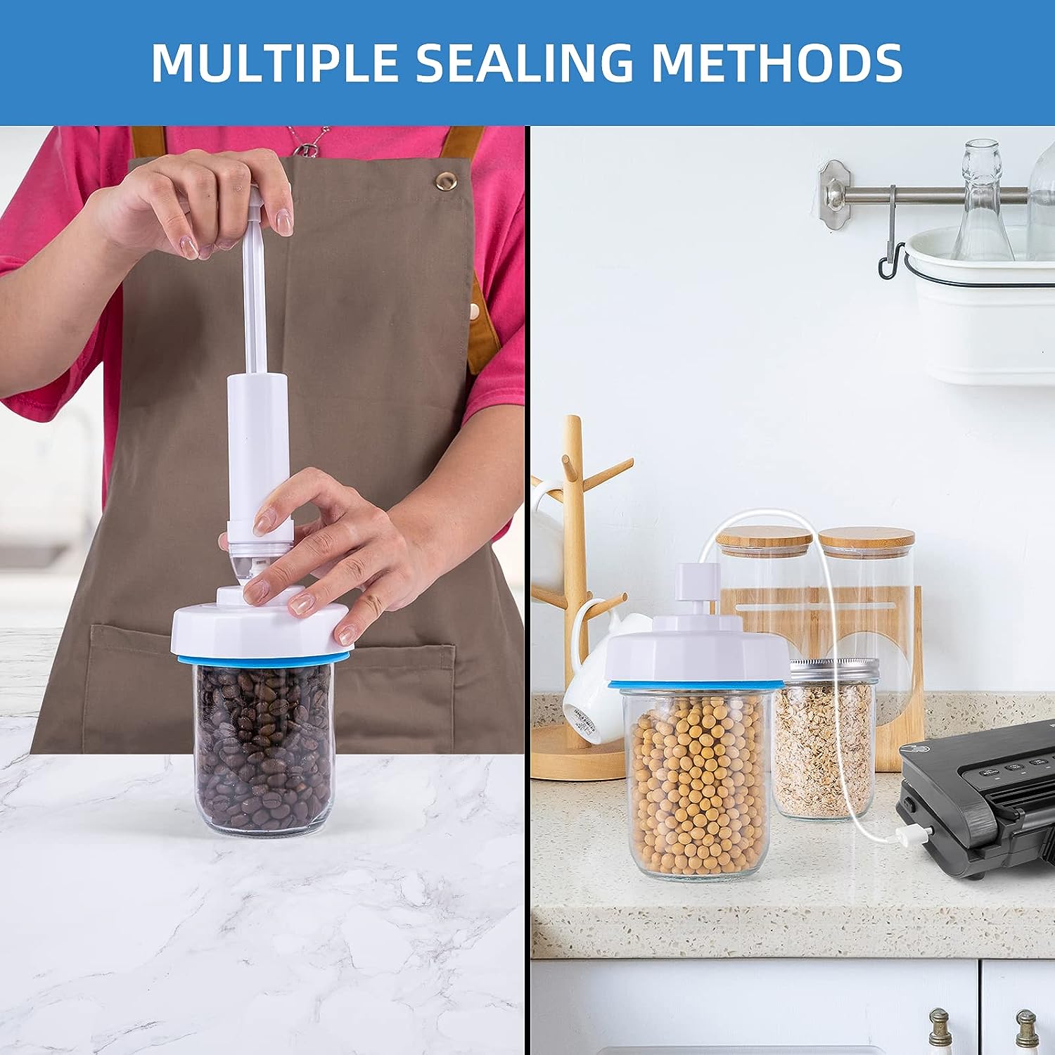 Foto 4 pulgar | Sellador De Tarros Foodsaver Al Vacío Con Abretapas Y Bomba - Venta Internacional.