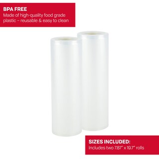 Foto 4 | Bolsas Selladoras Al Vacío Nesco De 20 X 50 Cm Para Sous Vide O Preparación De Comidas - Venta Internacional.