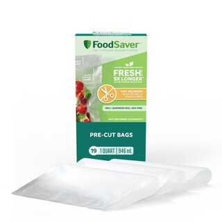 Foto 1 | Bolsas Selladas Al Vacío Foodsaver De Un Cuarto De Galón Precortadas Paquete De 19 - Venta Internacional.
