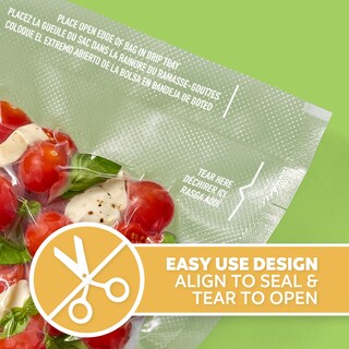 Foto 2 | Bolsas Selladas Al Vacío Foodsaver De Un Cuarto De Galón Precortadas Paquete De 19 - Venta Internacional.