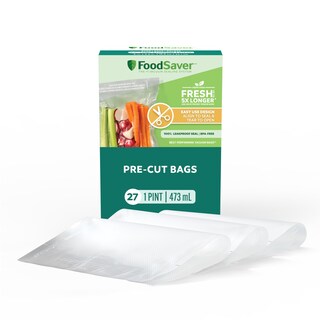 Foto 1 | Bolsas Selladas Al Vacío Foodsaver Pint Precortadas Paquete De 27 - Venta Internacional.