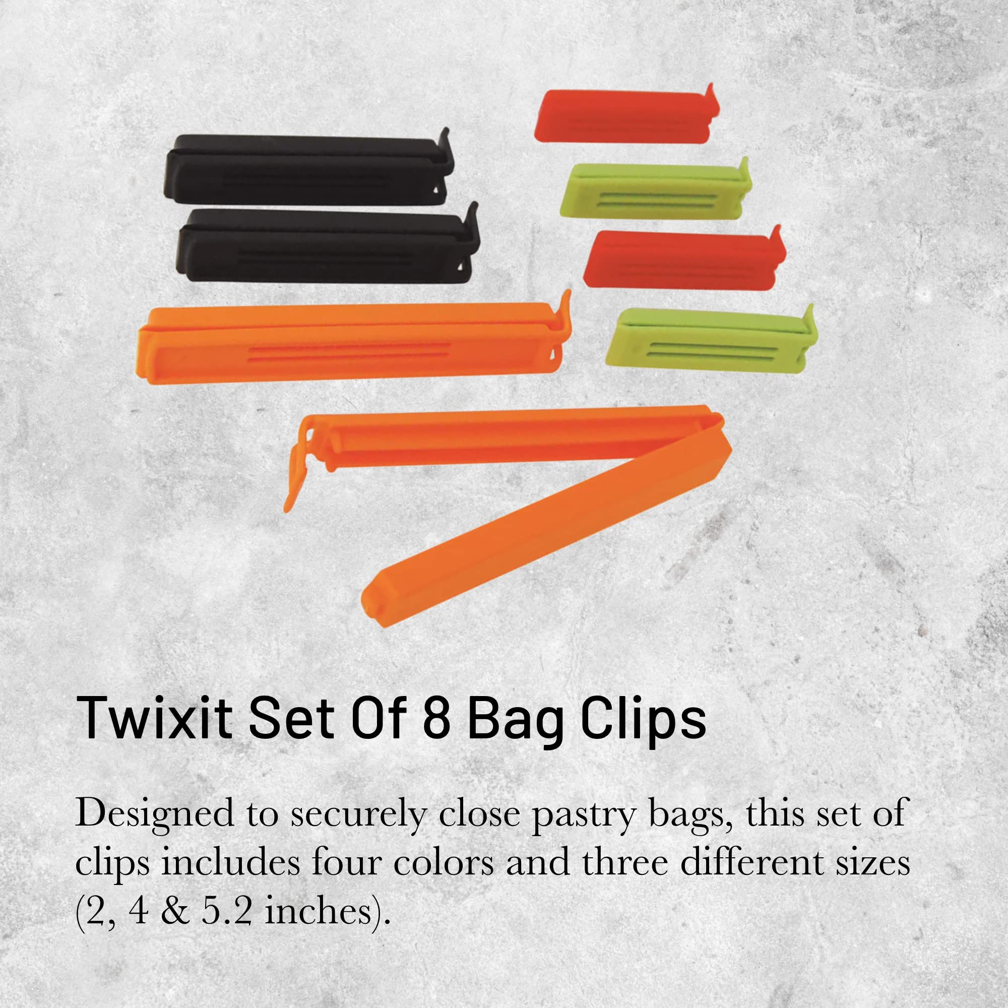 Foto 2 | Bag Clips De Buyer Original Twixit  Juego De 8 Unidades  Apto Para Lavavajillas - Venta Internacional.