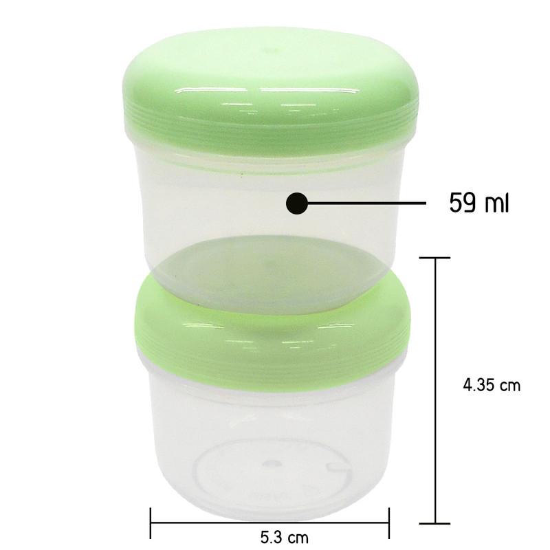 Foto 4 pulgar | Set de 4 Mini Herméticos Ekco Snack Go de 52ml Cada Uno Hechos de Polipropileno