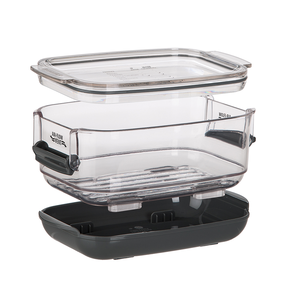 Foto 2 | Contenedor de Frutas y Verduras 1 Litro Pks-910 Transparente - Progressive