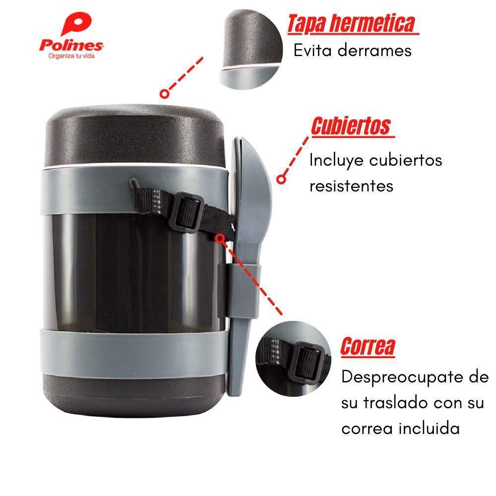 Foto 4 pulgar | Termo para Comida Sky 1.25lt Polimes Tv05