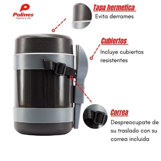Foto 3 | Termo para Comida Sky 1.25lt Polimes Tv05