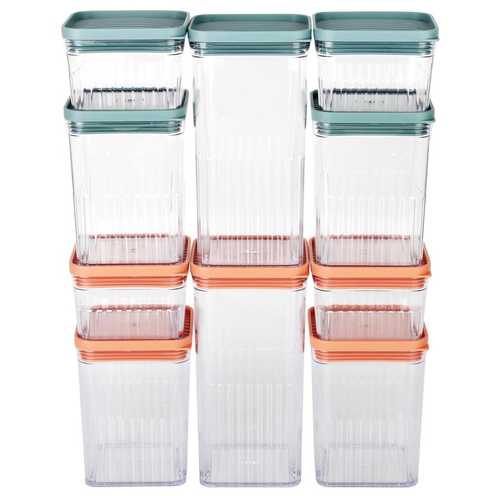 Contenedores ColorHome Colorcont10 Transparente 10 Piezas