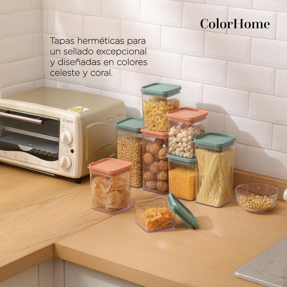 Foto 6 | Contenedores Herméticos ColorHome 20 Piezas