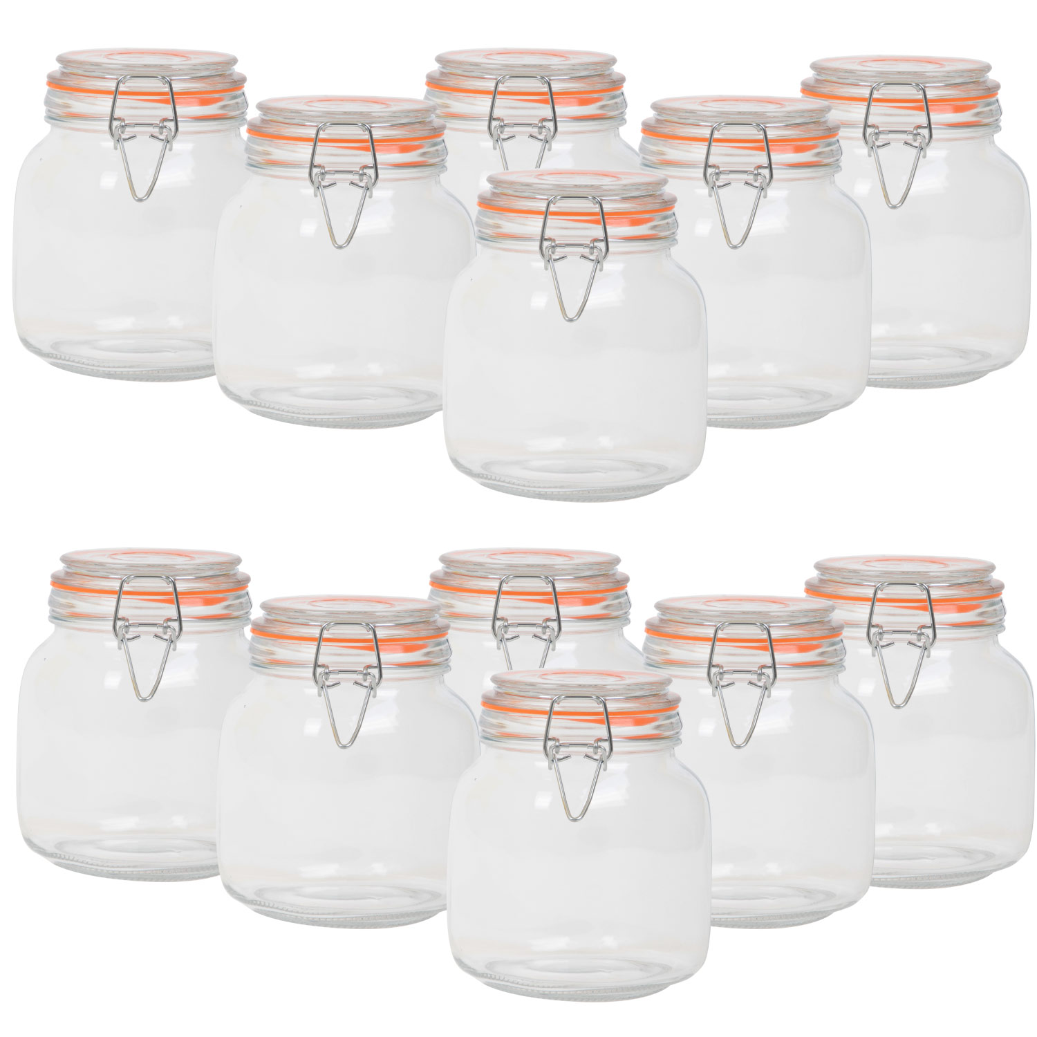 Frascos de Almacenamiento Colorhome Colorjar1 12 Piezas