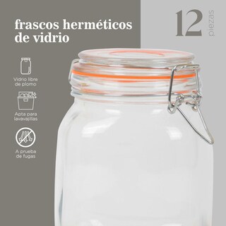 Foto 3 | Frascos de Almacenamiento Colorhome Colorjar1 12 Piezas