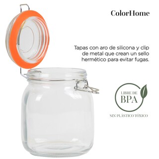 Foto 6 | Frascos de Almacenamiento Colorhome Colorjar1 12 Piezas