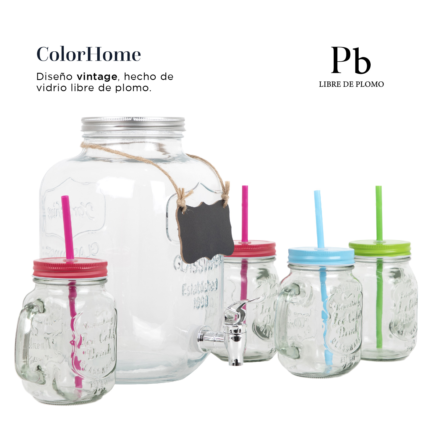 Foto 6 pulgar | Dispensador de Bebidas Colorhome 5 L