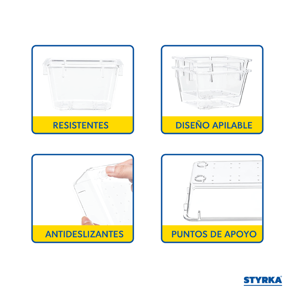 Foto 4 pulgar | Juego De Contenedores De Plástico 25 Piezas Styrka