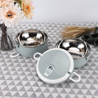 Foto 7 | Contenedor Para Alimentos 2 Niveles Aquila Gris
