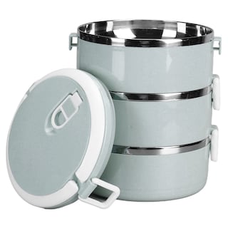 Foto 7 | Lonchera para Alimentos Aquila 3 Niveles Gris
