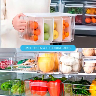 Foto 4 | Kit Organizador De Refrigerador Brandtrendy: 5 En 1 + 8 Contenedores Sin Tapa. Transparente Para Almacenar Alimentos