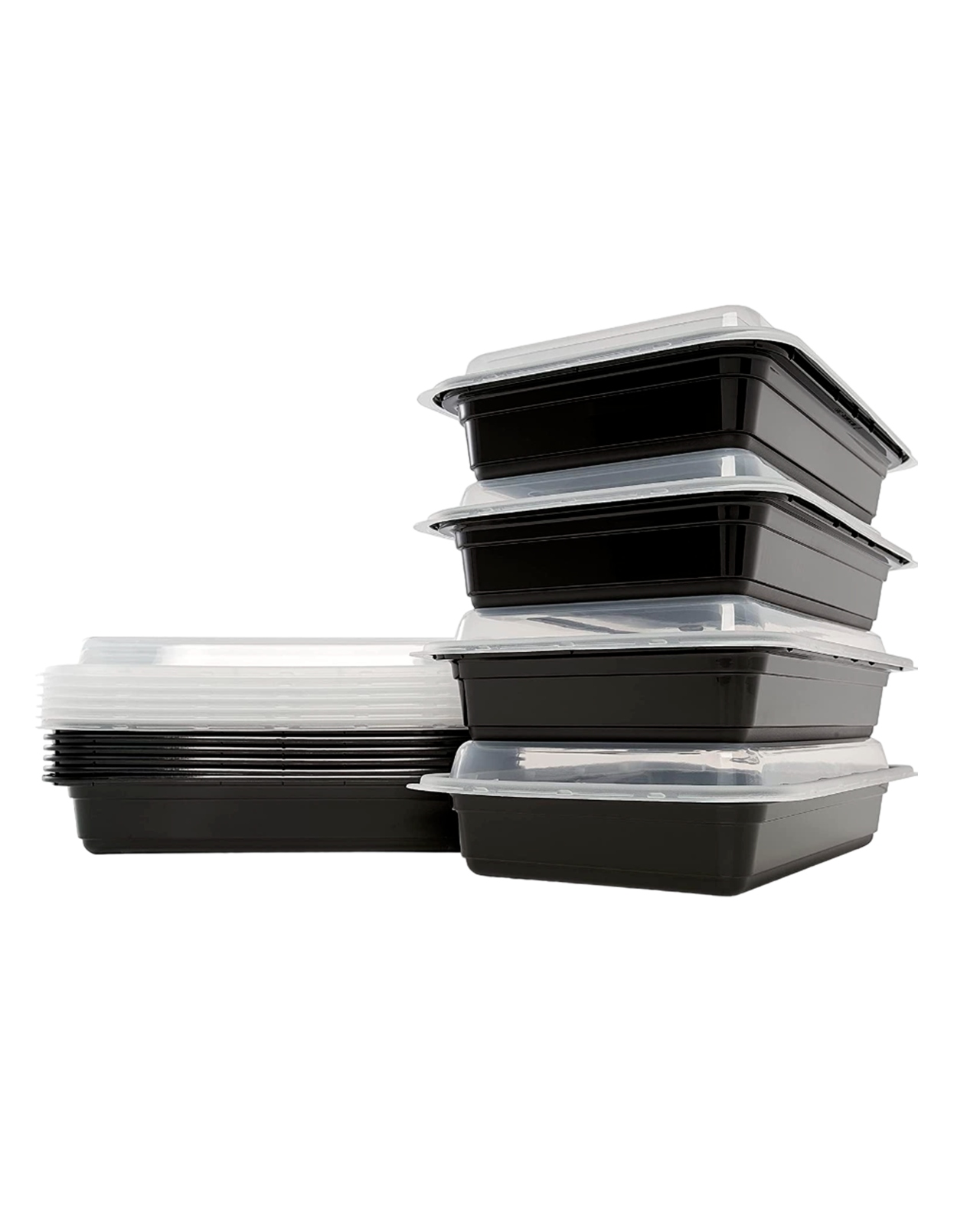 Foto 1 | Paquete De 20 Contenedores Para Alimentos Con Tapa De 828 Ml (28 Oz) Sin Divisiones Bluelander