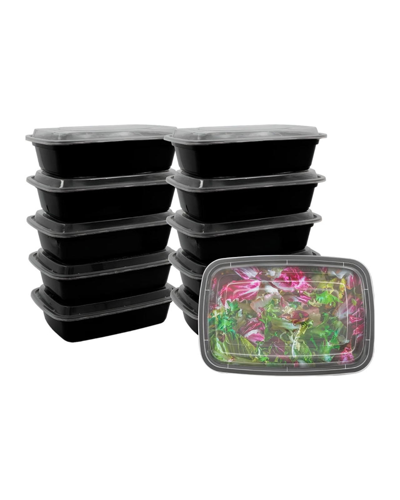 Foto 5 pulgar | Paquete De 20 Contenedores Para Alimentos Con Tapa De 828 Ml (28 Oz) Sin Divisiones Bluelander