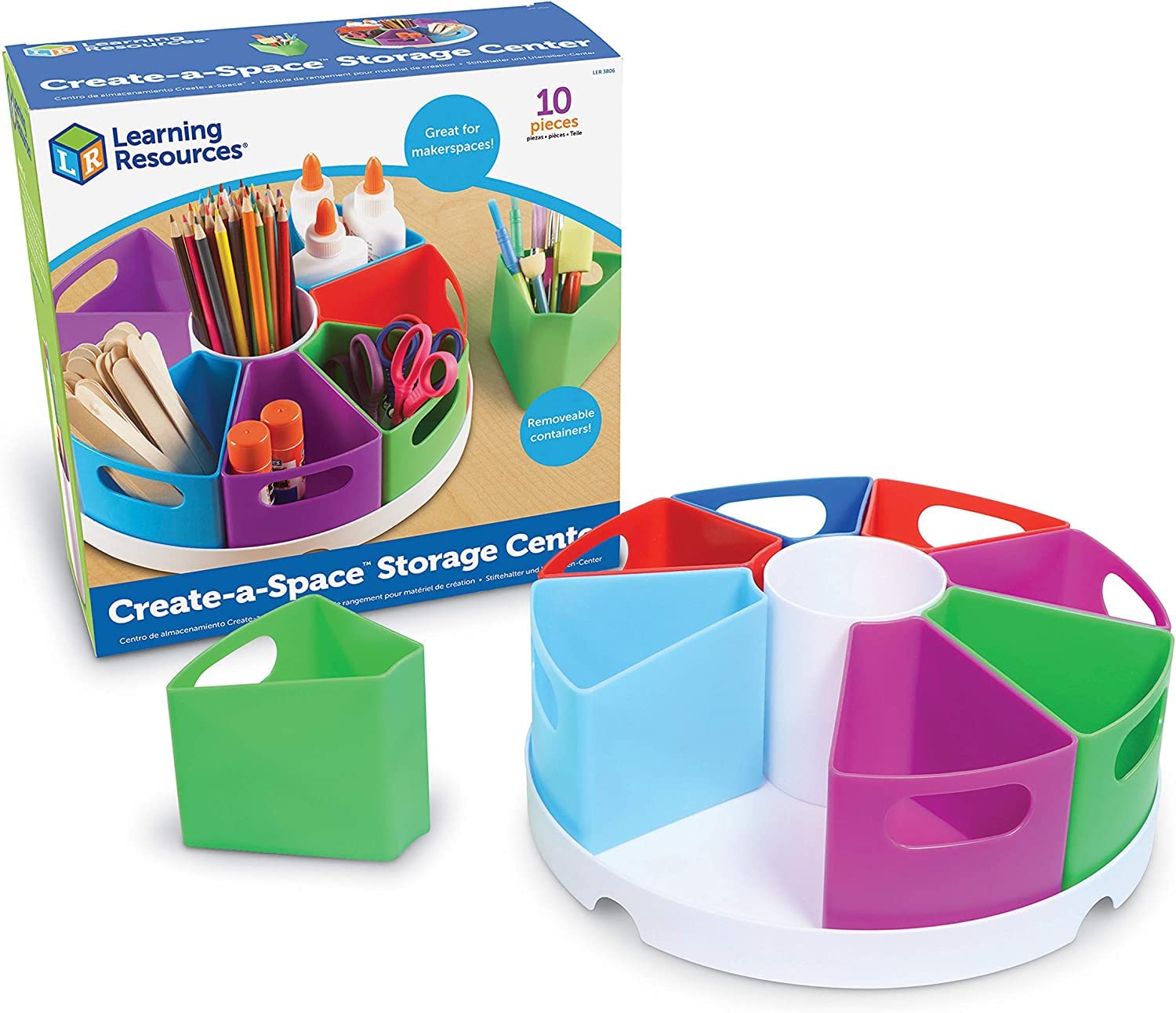 Foto 2 pulgar | Recursos De Aprendizaje Para Centros De Almacenamiento: Juego De 10 Piezas Para Crear Un Espacio - Venta Internacional.
