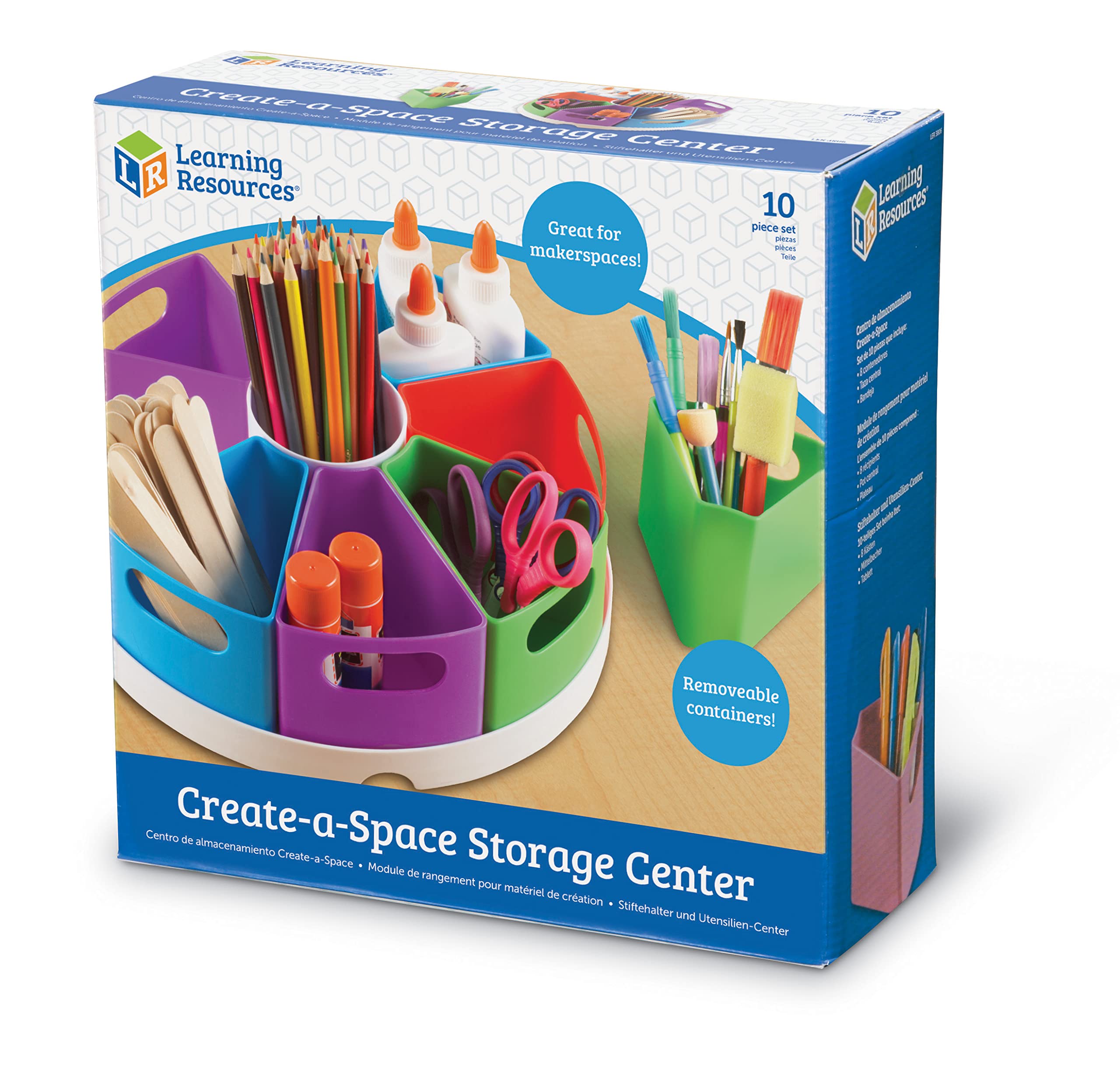 Foto 8 pulgar | Recursos De Aprendizaje Para Centros De Almacenamiento: Juego De 10 Piezas Para Crear Un Espacio - Venta Internacional.