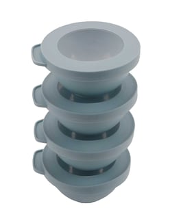 Foto 2 | Set De 4 Contenedores Y 6 Toallas Adsorventes Para Cocina Zense