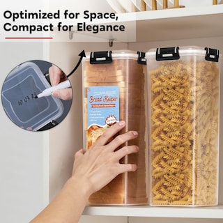Foto 6 | Caja Para Pan Aozita Con Tapa Hermética Para Almacenamiento De Pan Fresco, Paquete De 2 - Venta Internacional.