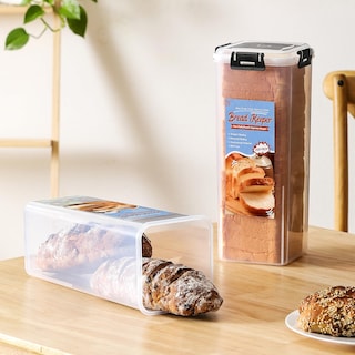 Foto 7 | Caja Para Pan Aozita Con Tapa Hermética Para Almacenamiento De Pan Fresco, Paquete De 2 - Venta Internacional.