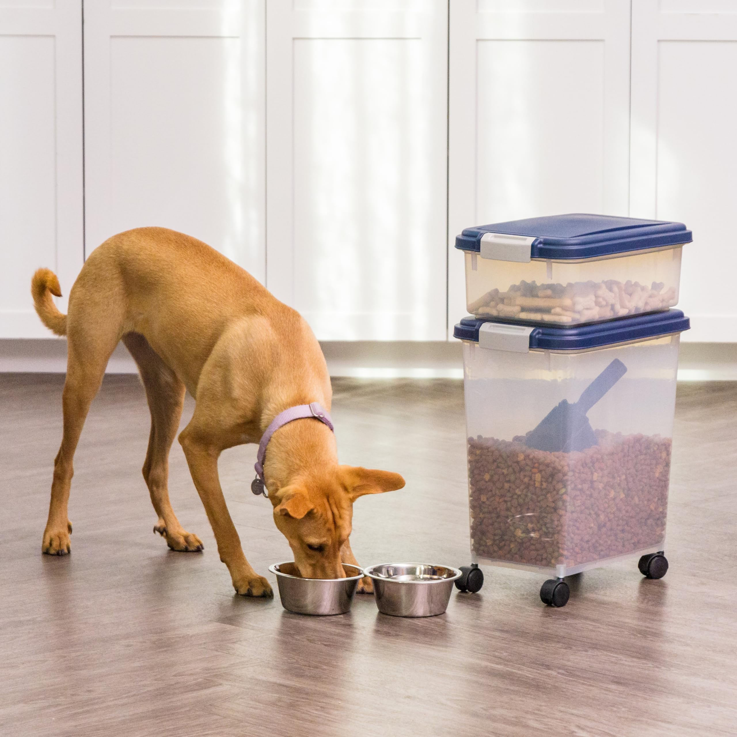 Foto 2 | Recipiente De Almacenamiento De Comida Para Perros Iris Usa Hermético De 13,6 Kg Y 4,99 Kg - Venta Internacional.