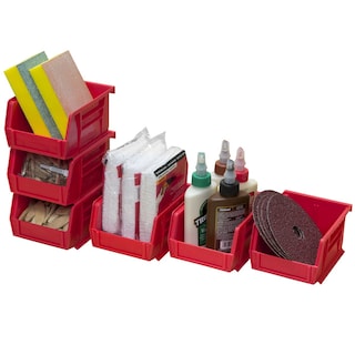 Foto 4 | Contenedores De Almacenamiento Akro-mils 30210 Akrobins De Plástico, 0,14 L, Color Rojo, Paquete De 6 - Venta Inter