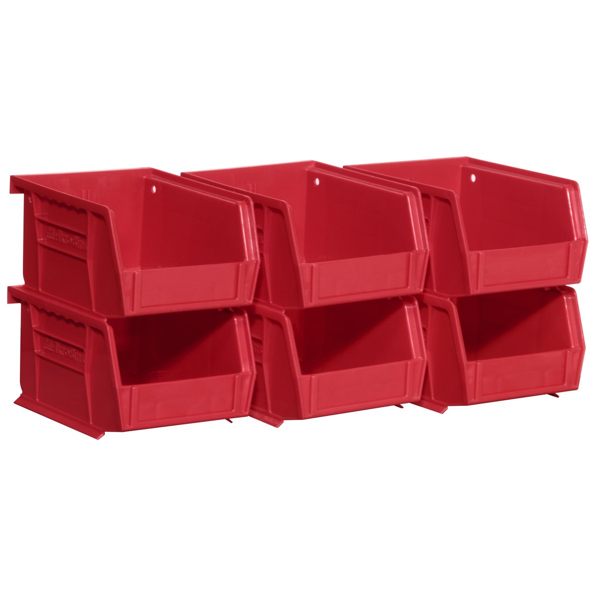 Foto 6 pulgar | Contenedores De Almacenamiento Akro-mils 30210 Akrobins De Plástico, 0,14 L, Color Rojo, Paquete De 6 - Venta Inter