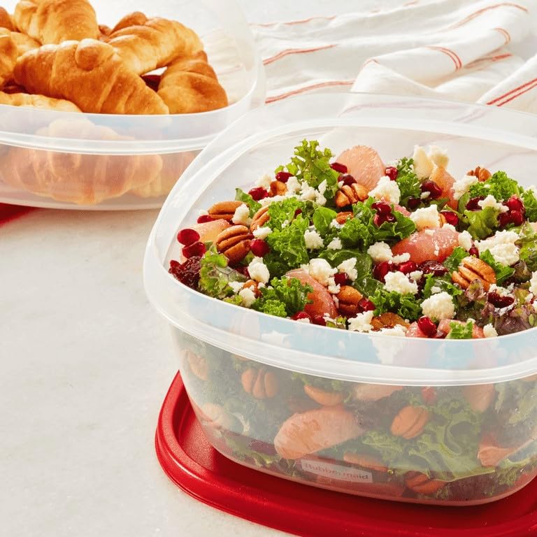 Foto 4 | Recipiente De Almacenamiento De Alimentos Rubbermaid Easy Find Lids, 14 Tazas X 2 - Venta Internacional.