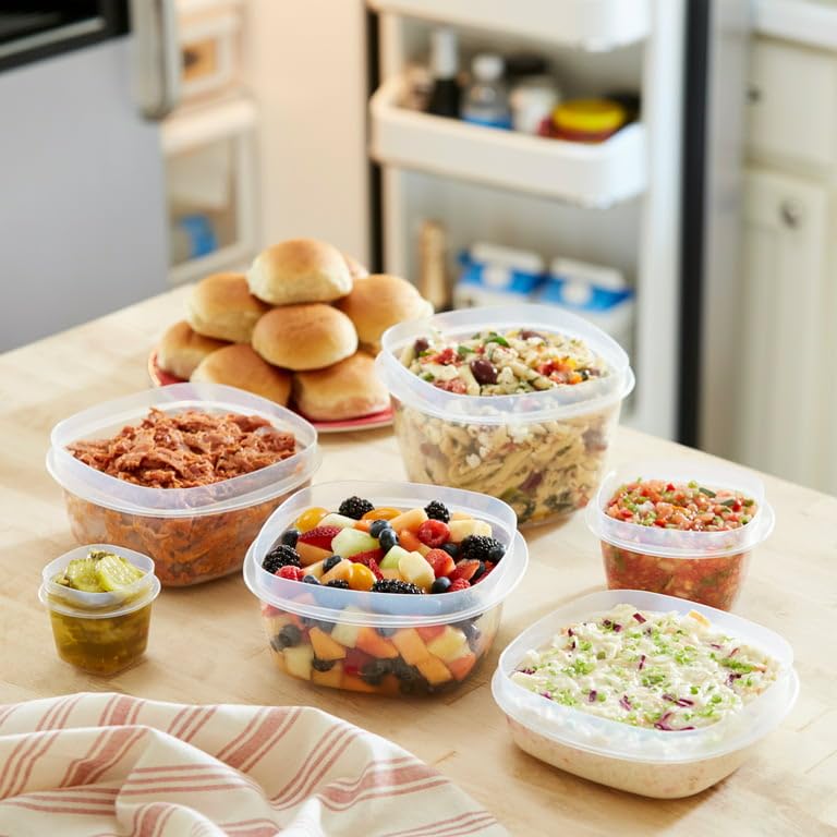 Foto 7 pulgar | Recipiente De Almacenamiento De Alimentos Rubbermaid Easy Find Lids, 14 Tazas X 2 - Venta Internacional.
