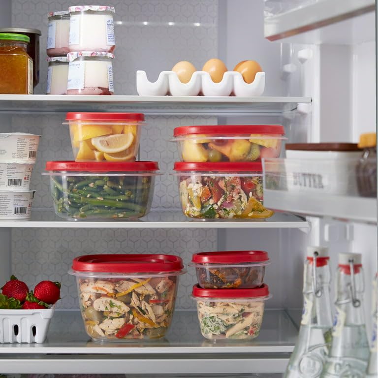 Foto 8 pulgar | Recipiente De Almacenamiento De Alimentos Rubbermaid Easy Find Lids, 14 Tazas X 2 - Venta Internacional.