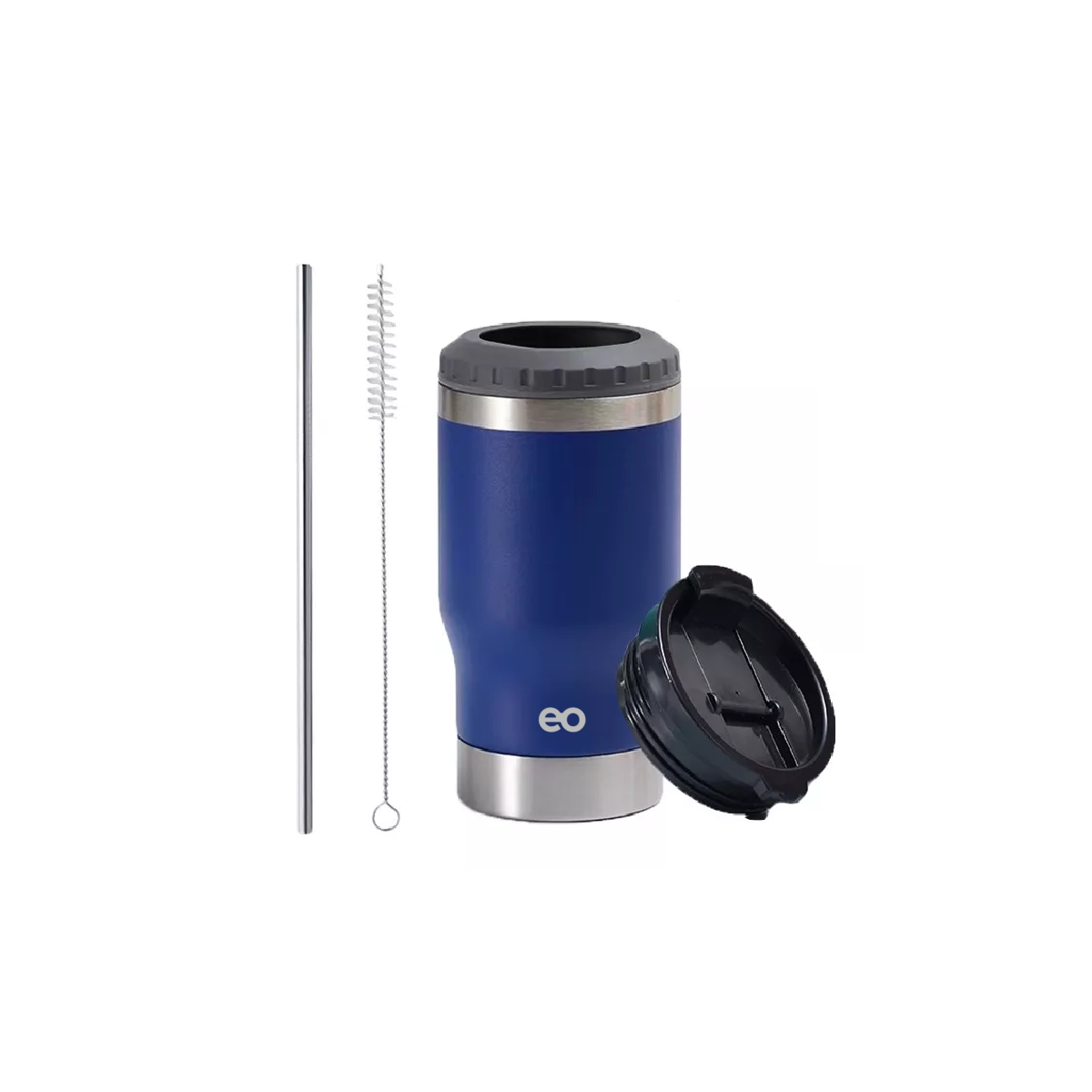 Foto 2 pulgar | Language Portalatas De Cerveza De Acero Inoxidable Vaso Térmico 14oz Esi-11444-1 Azul