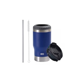 Foto 1 | Language Portalatas De Cerveza De Acero Inoxidable Vaso Térmico 14oz Esi-11444-1 Azul
