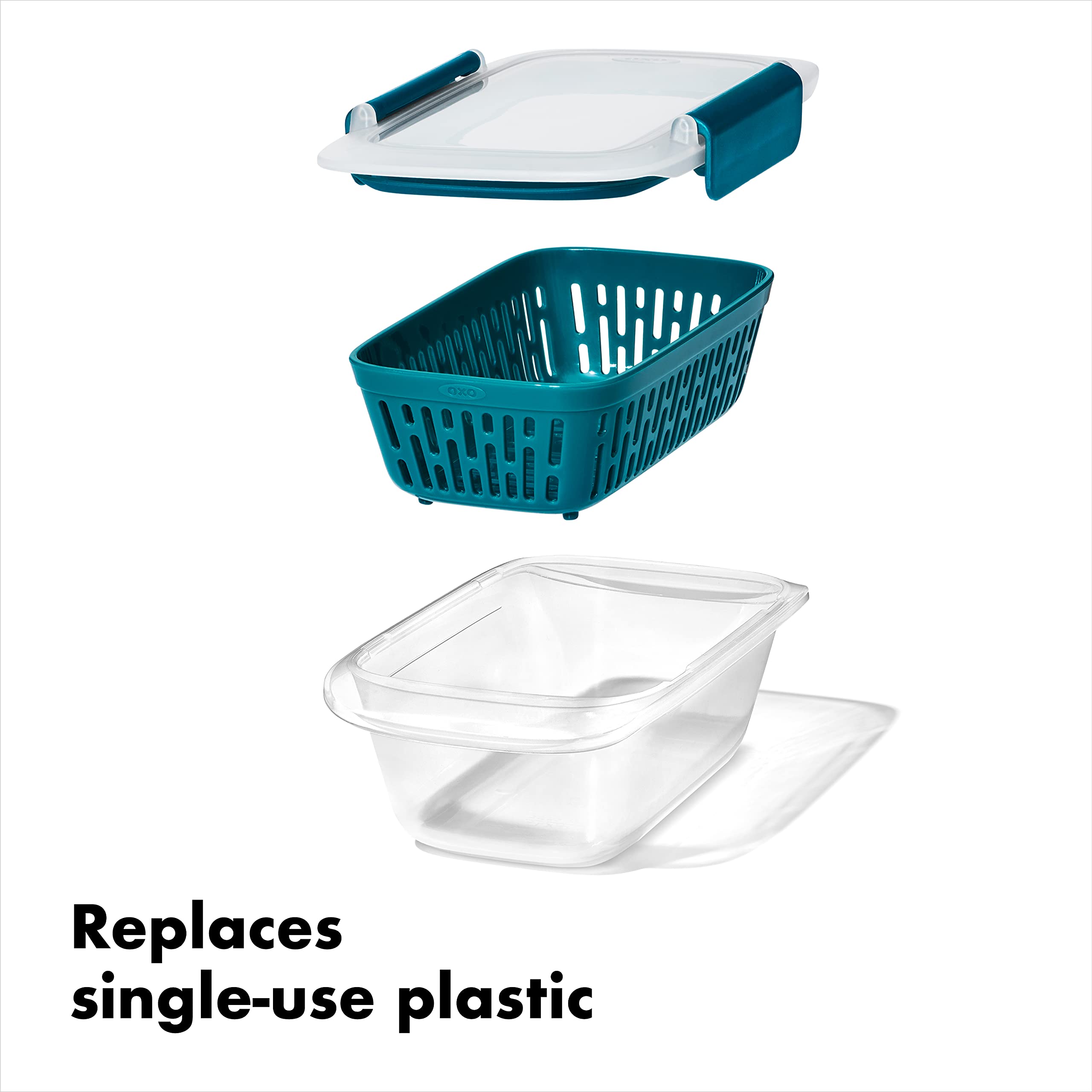 Foto 5 | Recipiente De Almacenamiento De Alimentos Oxo Good Grips Prep & Go De 450 Ml Con Colador - Venta Internacional.
