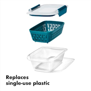 Foto 5 | Recipiente De Almacenamiento De Alimentos Oxo Good Grips Prep & Go De 450 Ml Con Colador - Venta Internacional.