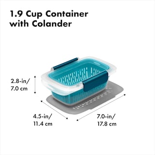 Foto 6 | Recipiente De Almacenamiento De Alimentos Oxo Good Grips Prep & Go De 450 Ml Con Colador - Venta Internacional.