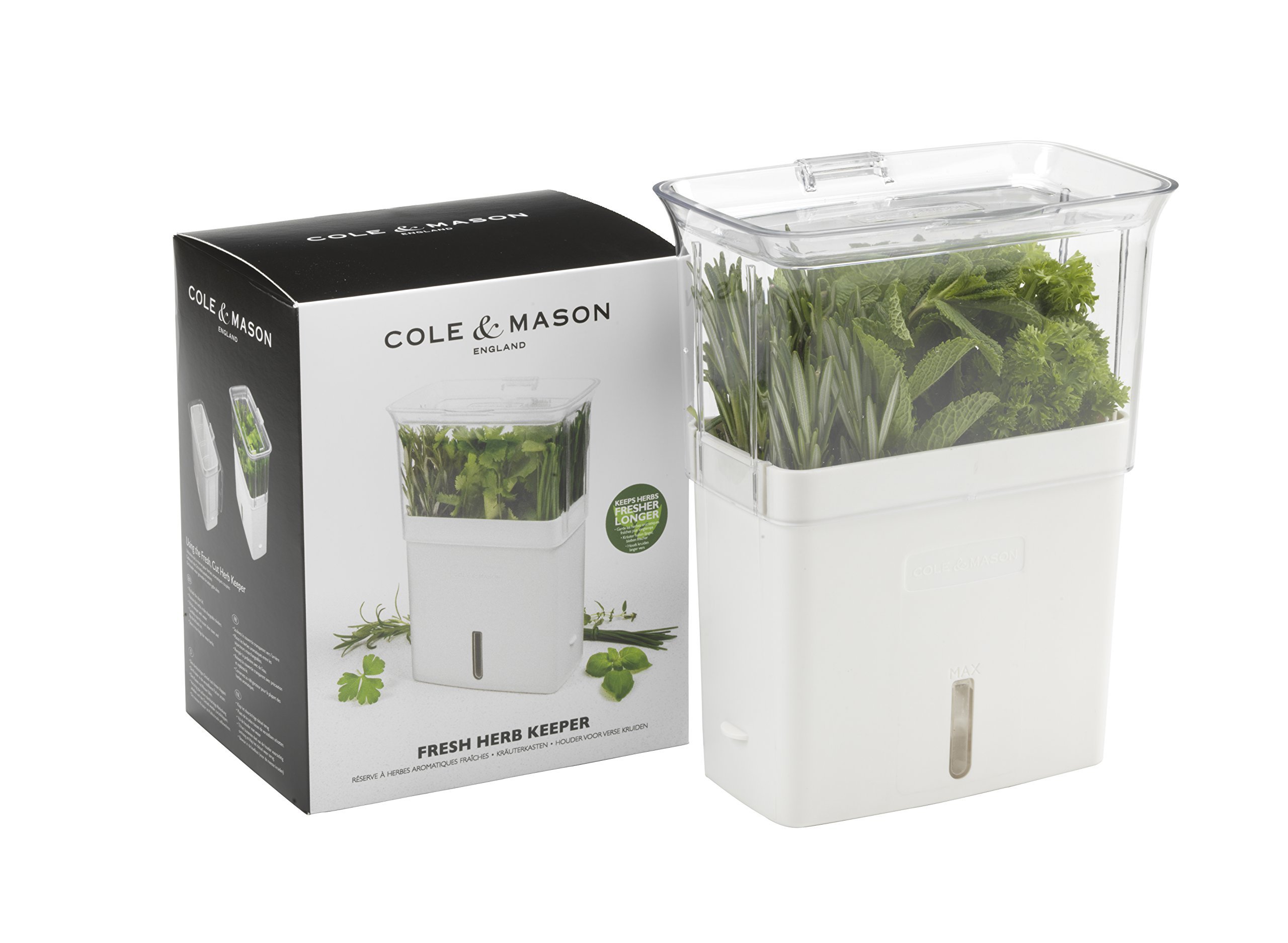 Foto 3 pulgar | Herb Keeper Cole & Mason Fresh Para Refrigerador, Transparente - Venta Internacional.