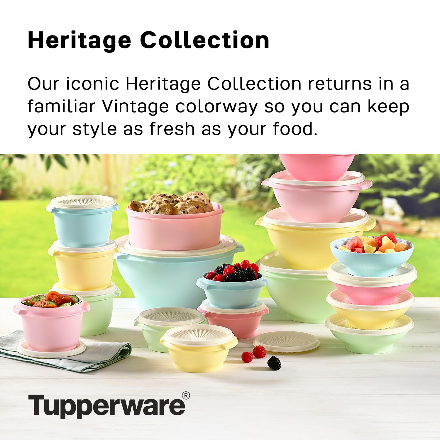 Foto 3 pulgar | Set De Recipientes Para Almacenamiento De Alimentos Tupperware Heritage 36 Piezas - Venta Internacional.