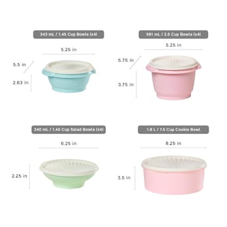 Foto 3 | Set De Recipientes Para Almacenamiento De Alimentos Tupperware Heritage 36 Piezas - Venta Internacional.
