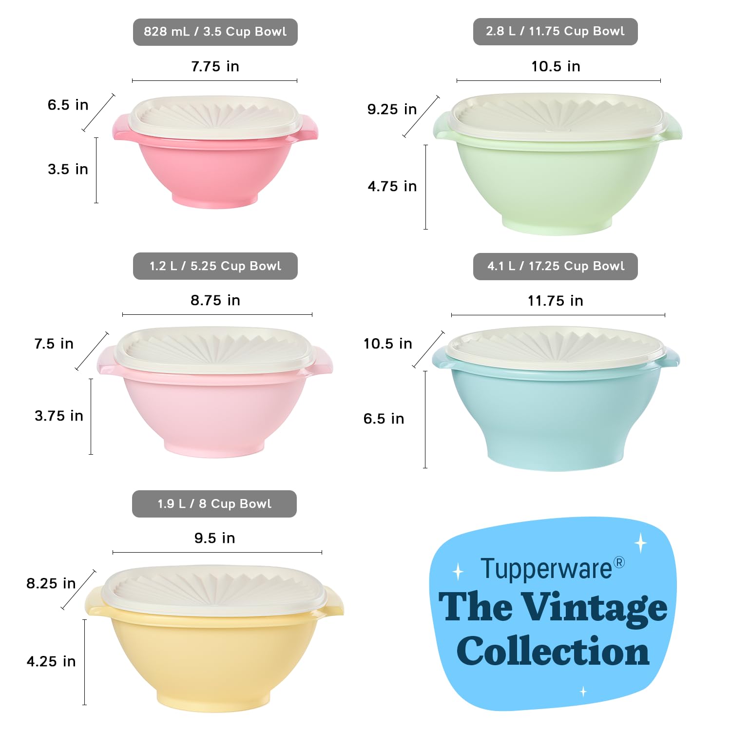 Foto 5 pulgar | Set De Recipientes Para Almacenamiento De Alimentos Tupperware Heritage 36 Piezas - Venta Internacional.