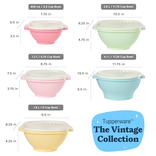 Foto 4 | Set De Recipientes Para Almacenamiento De Alimentos Tupperware Heritage 36 Piezas - Venta Internacional.