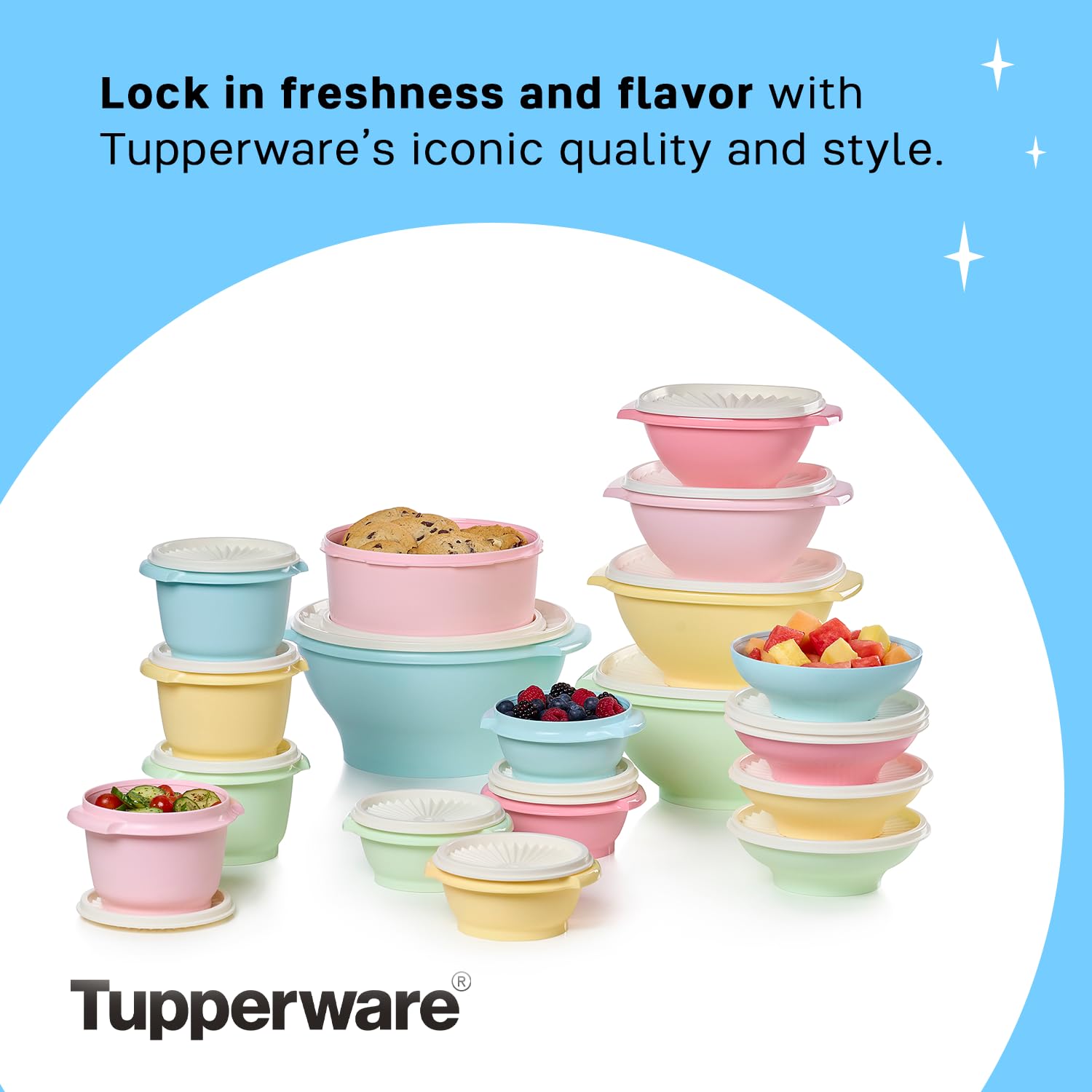 Foto 7 pulgar | Set De Recipientes Para Almacenamiento De Alimentos Tupperware Heritage 36 Piezas - Venta Internacional.