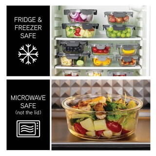 Foto 4 | Set De Recipientes Para Comida Cook With Color Premium, 32 Unidades Vidrio Borosilicato - Venta Internacional.