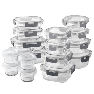 Foto 1 | Set De Recipientes Para Comida Cook With Color Premium, 32 Unidades Vidrio Borosilicato - Venta Internacional.