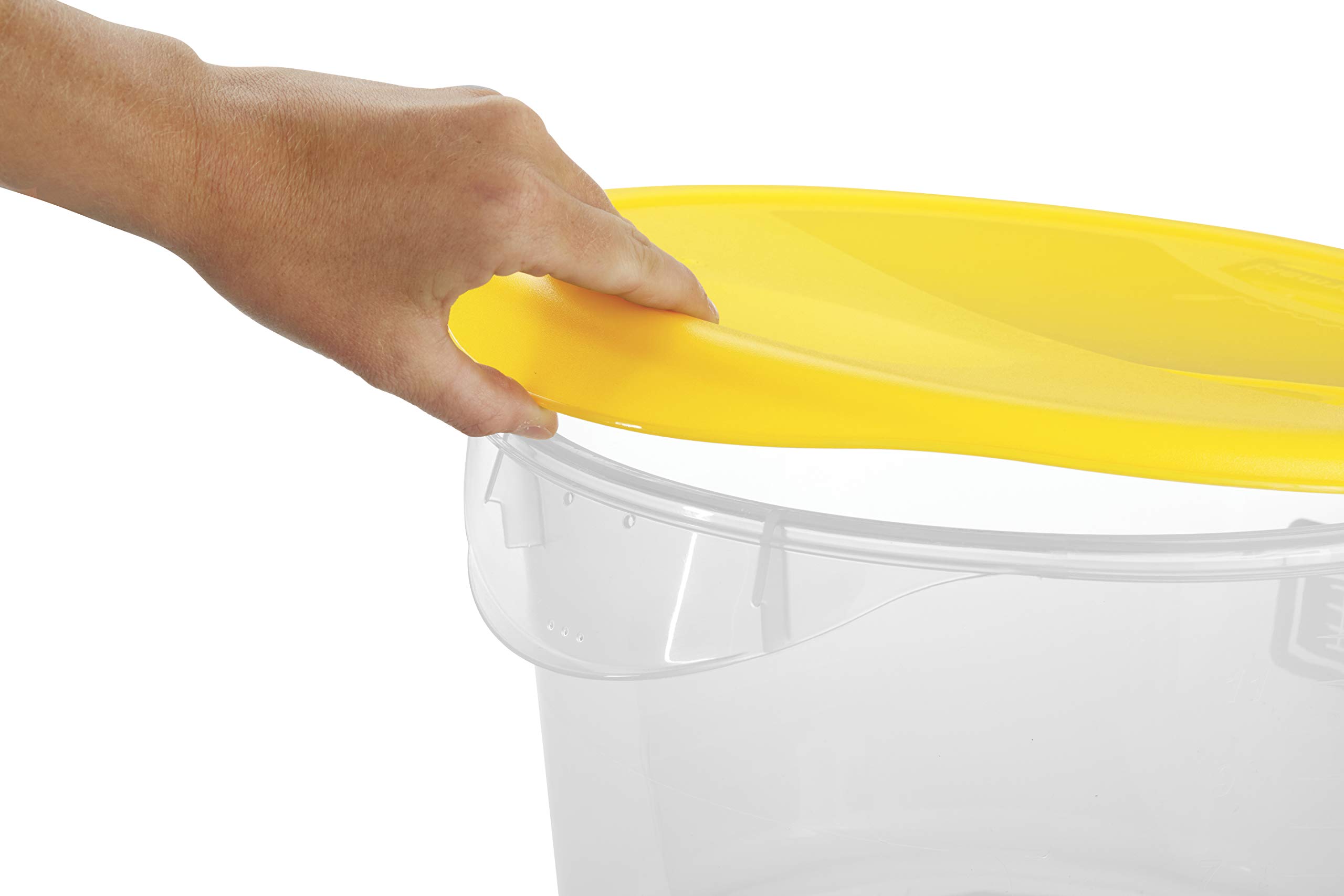 Foto 3 pulgar | Recipiente Rubbermaid Para Almacenamiento De Alimentos, 18 L, Transparente, Alta Temperatura - Venta Internacional.