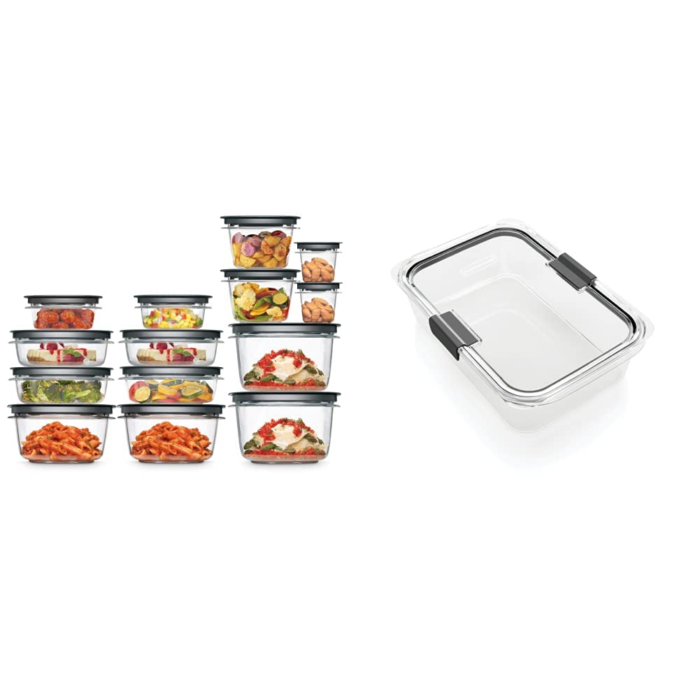 Foto 1 | Recipientes Rubbermaid Para Almacenamiento De Alimentos, 28 Piezas, Transparentes Y Grises - Venta Internacional.