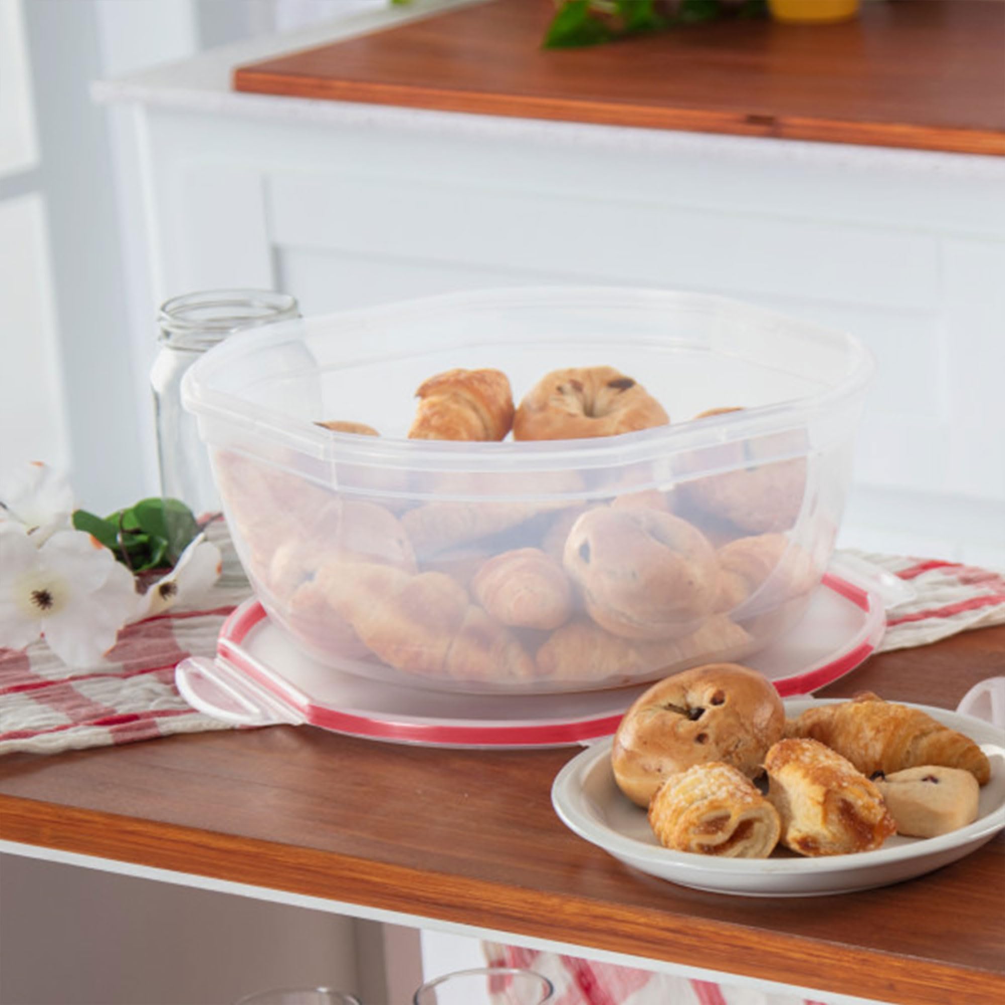 Foto 4 | Recipiente De Almacenamiento De Alimentos Sterilite Ultra-seal De 7,7 L, Paquete De 2 - Venta Internacional.